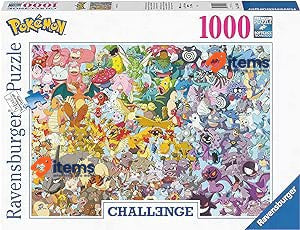 Ravensburger Puzzle 1000 pieces, Challenge Pokémon Multicolor Adults Kids 12