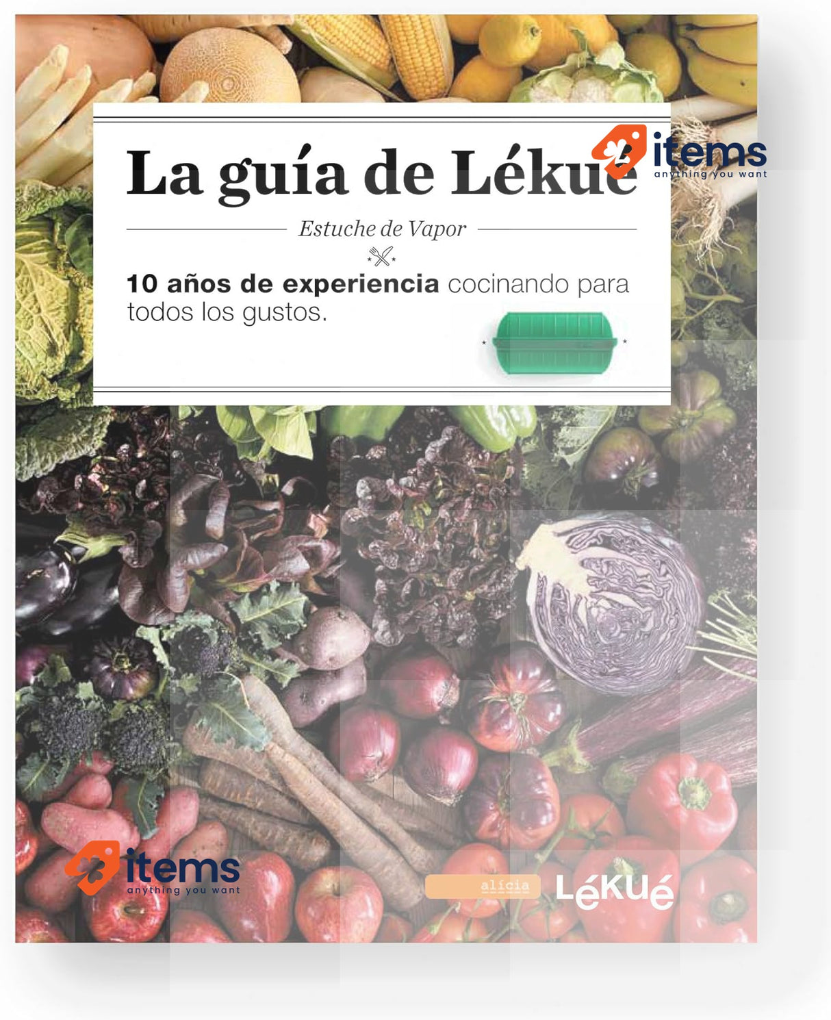 Lékué Kit Steam Case 600 ml + Recipes Book in Spanish <p>Country of Origin: