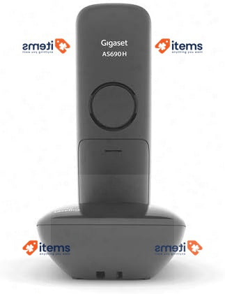 Gigaset AS690 Duo - Wireless Phone, Pack of 2 Units, Free Hands Black