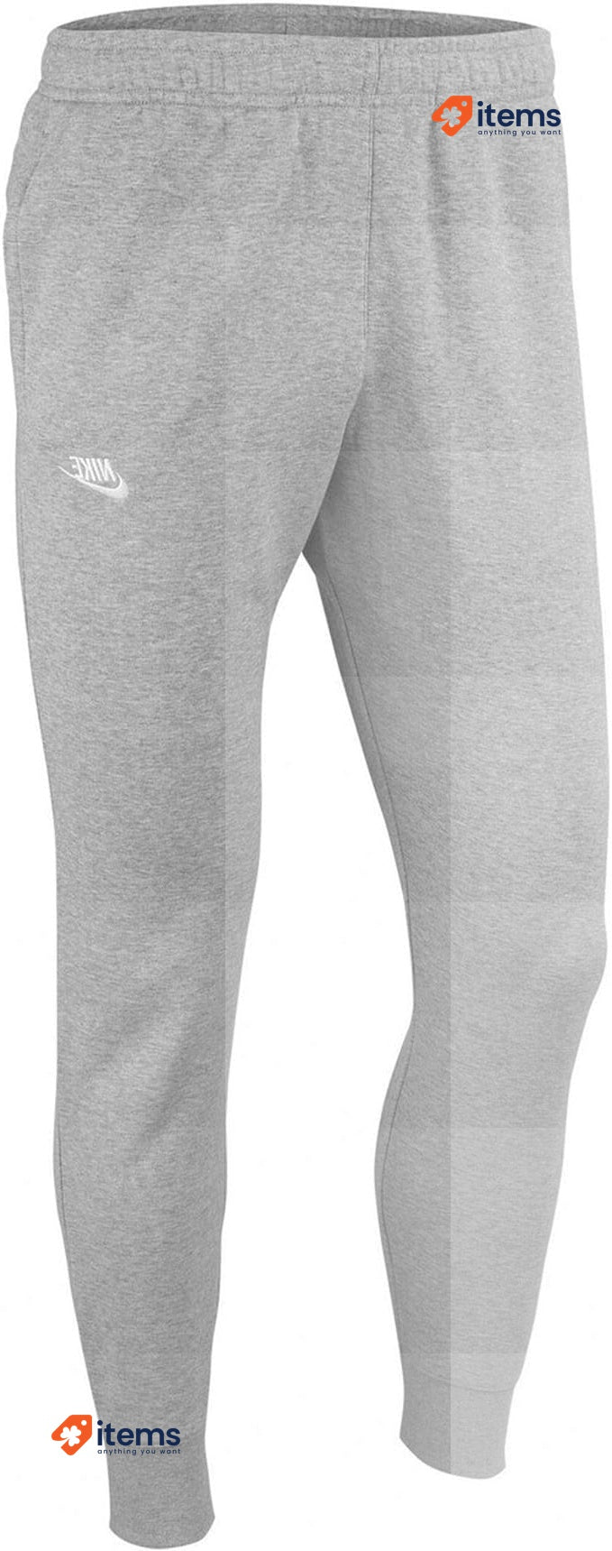 Nike Herren Sportswear Club Jogginghose, Dark Grey Heather/Matte Silver/White M