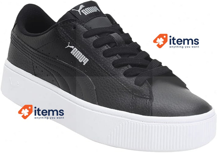 PUMA Women's Vikky Stacked L Sneakers, Size 3.5UK Basketball Platform Trainers