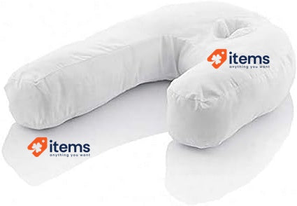 InnovaGoods U Side Sleepers Ergonomic Pillow Slupill White
