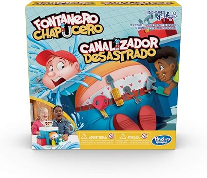 Hasbro Gaming E6553675 Plumber Chapucero, Multicoloured, Single