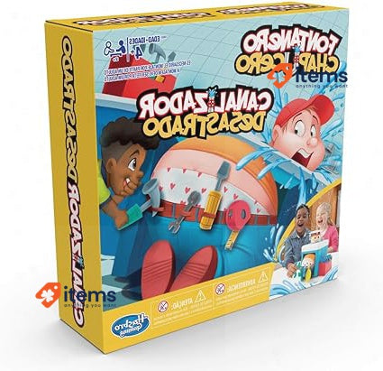 Hasbro Gaming E6553675 Plumber Chapucero, Multicoloured, Spanish And Portugese