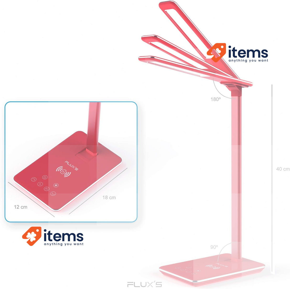 FLUX'S LED Desk Lamp Wireless