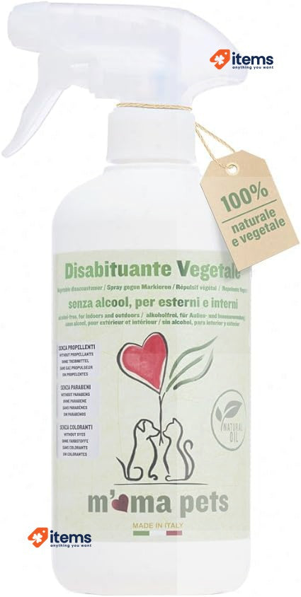 Mama Pets Repellent Plant Repellent for Dogs and Cats, 500ml Indoor Outdoor