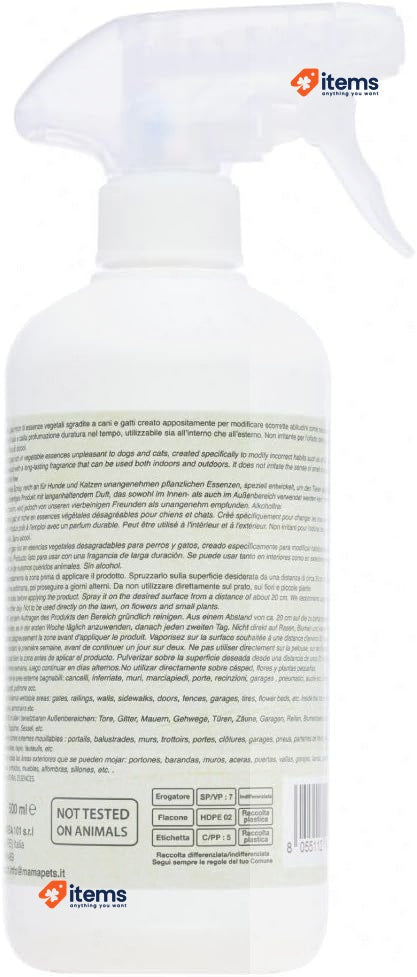 Mama Pets Repellent Plant Repellent for Dogs and Cats, 500ml Indoor Outdoor