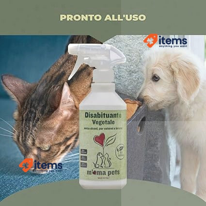 Mama Pets Repellent Plant Repellent for Dogs and Cats, 500ml Indoor Outdoor