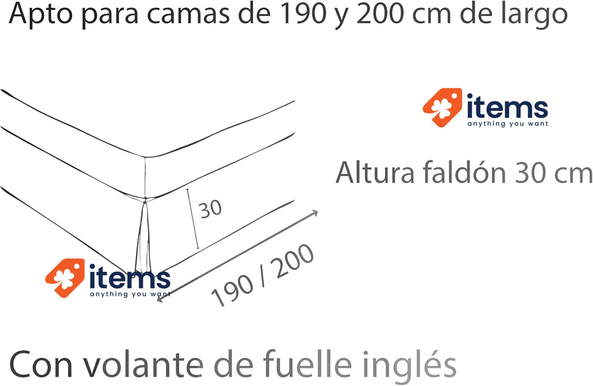 CARDENAL TEXTIL Covers Canape, Polyester Cotton, Beige, Bed 90