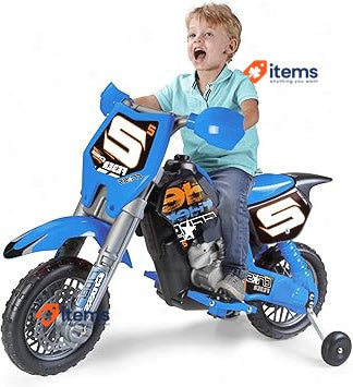 FEBER 800012224 Rider Cross Electronic Ride-on and pet, Multi-Coloured FEBER