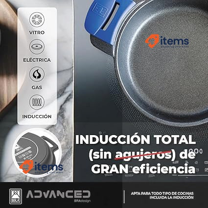 Braisogona Advanced Aluminium Founded With Antiadherent 5.7 Liters Black Amazon