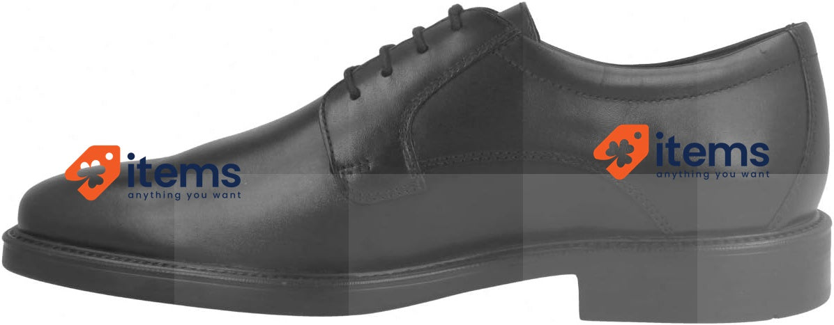 Geox Men's U Brandolf Leather Shoes, Black, 6 UK Wide