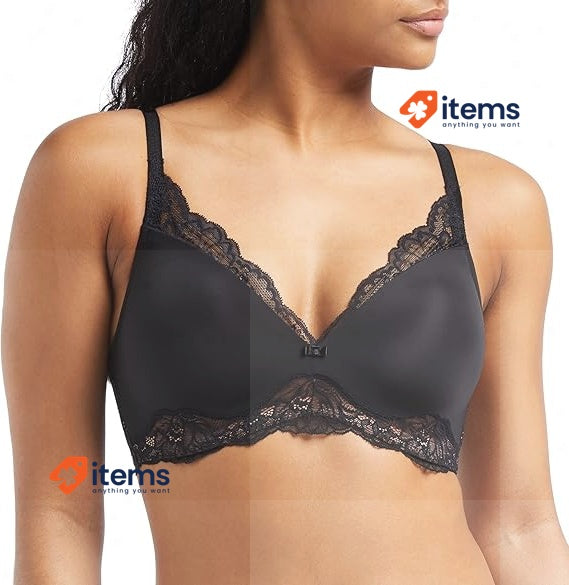 Triumph Women s Amourette Charm Padded Everyday Bra Size 36B (95B) BLACK Women's