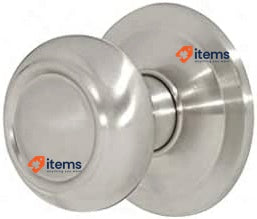 Nx Door Knob Classic Entry 70 Mm Stainless Steel Silver PEC Knobs Handles