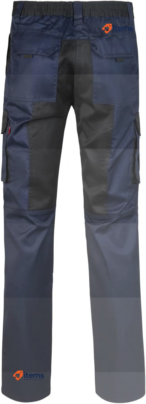VELILLA 103020B_61/00_44 Trousers Bicolor Multi-Pockets, Navy Blue and Black