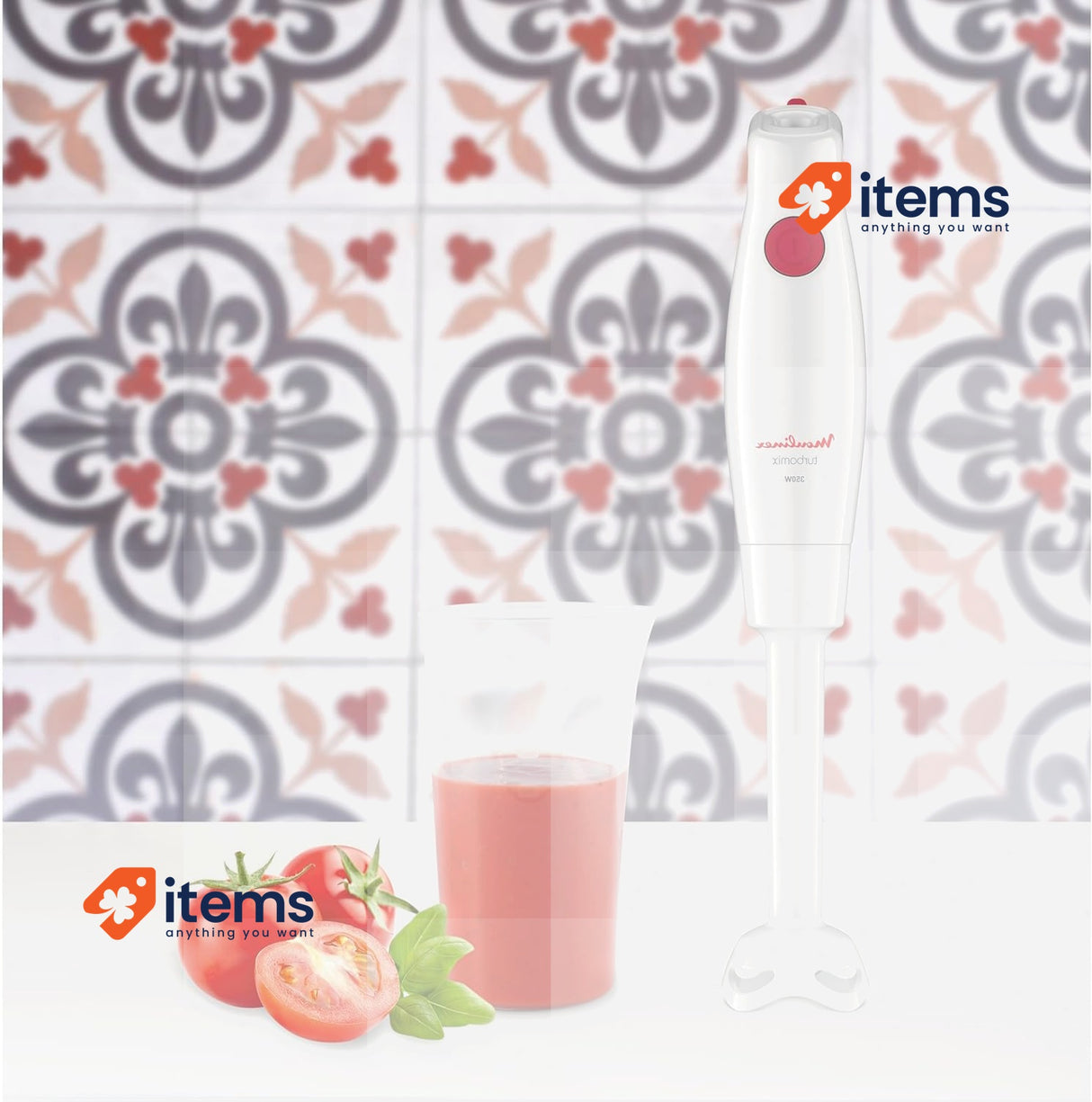 Moulinex DD12A1 Hand, Blender Foot, Plastic, White
800 Millilitres