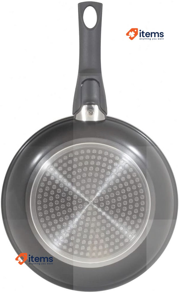 ERGNER 3-Piece Frying Pan Set Non-Stick Aluminum 3 Frying Pans 20, 24 and 28cm