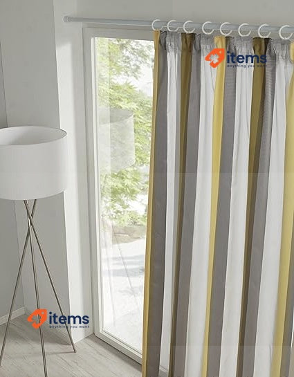 GARDINIA Tension Rod Metal Extendable Curtain 130 - 220 Cm White 220CM 26 mm