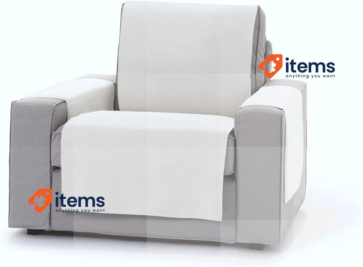 Eysa Levante Sofa Throw Cotton 190 cm Valid 210-250 cm White 00/white