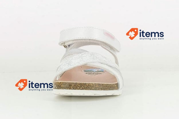 Pablosky Girl s 483800 Open Toe Sandals, White, Size UK 1 (EU 34) Pablosky Girls