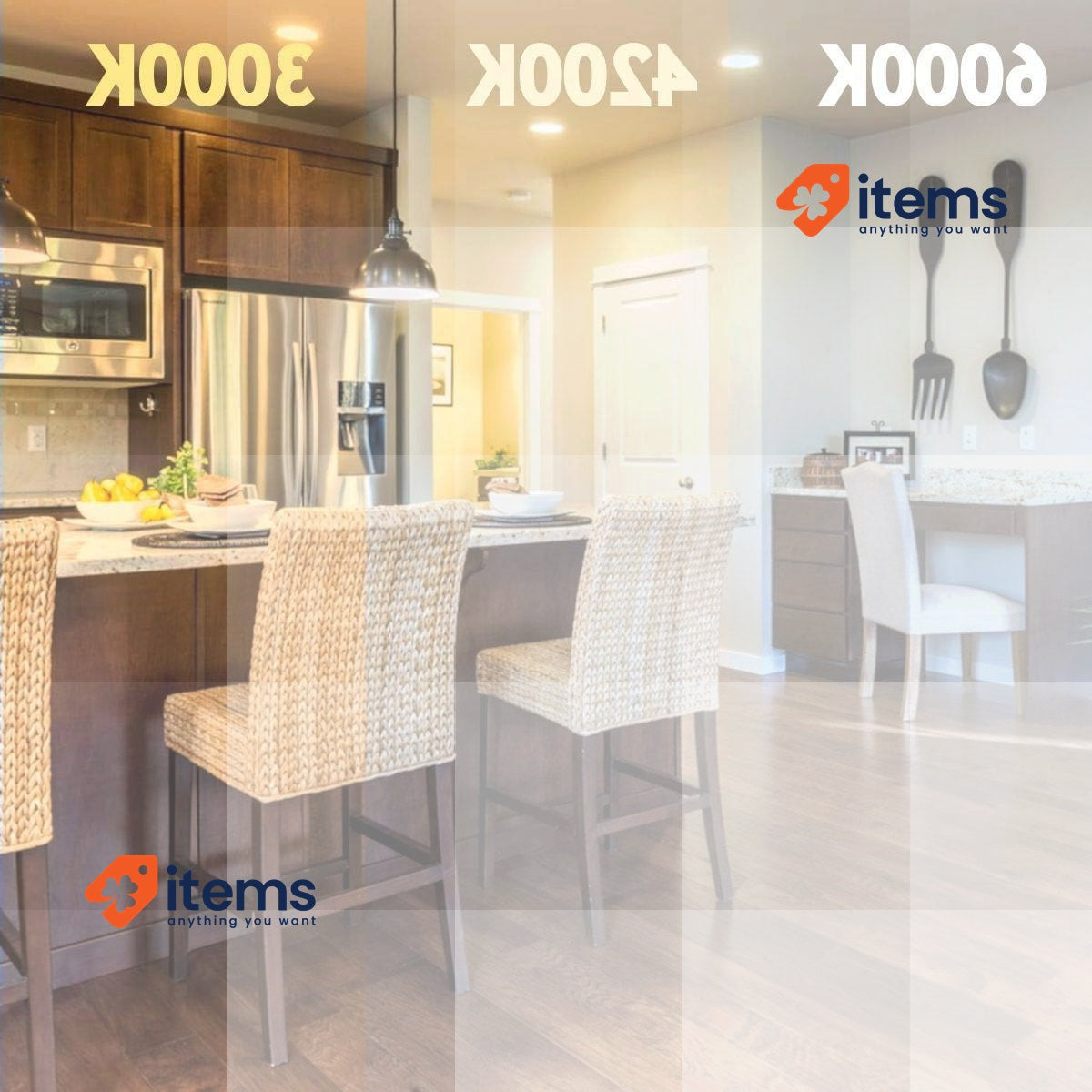 Jandei - 2x Downlight LED 18W Redondo, Empotrable Plano, White Neutro 4200K