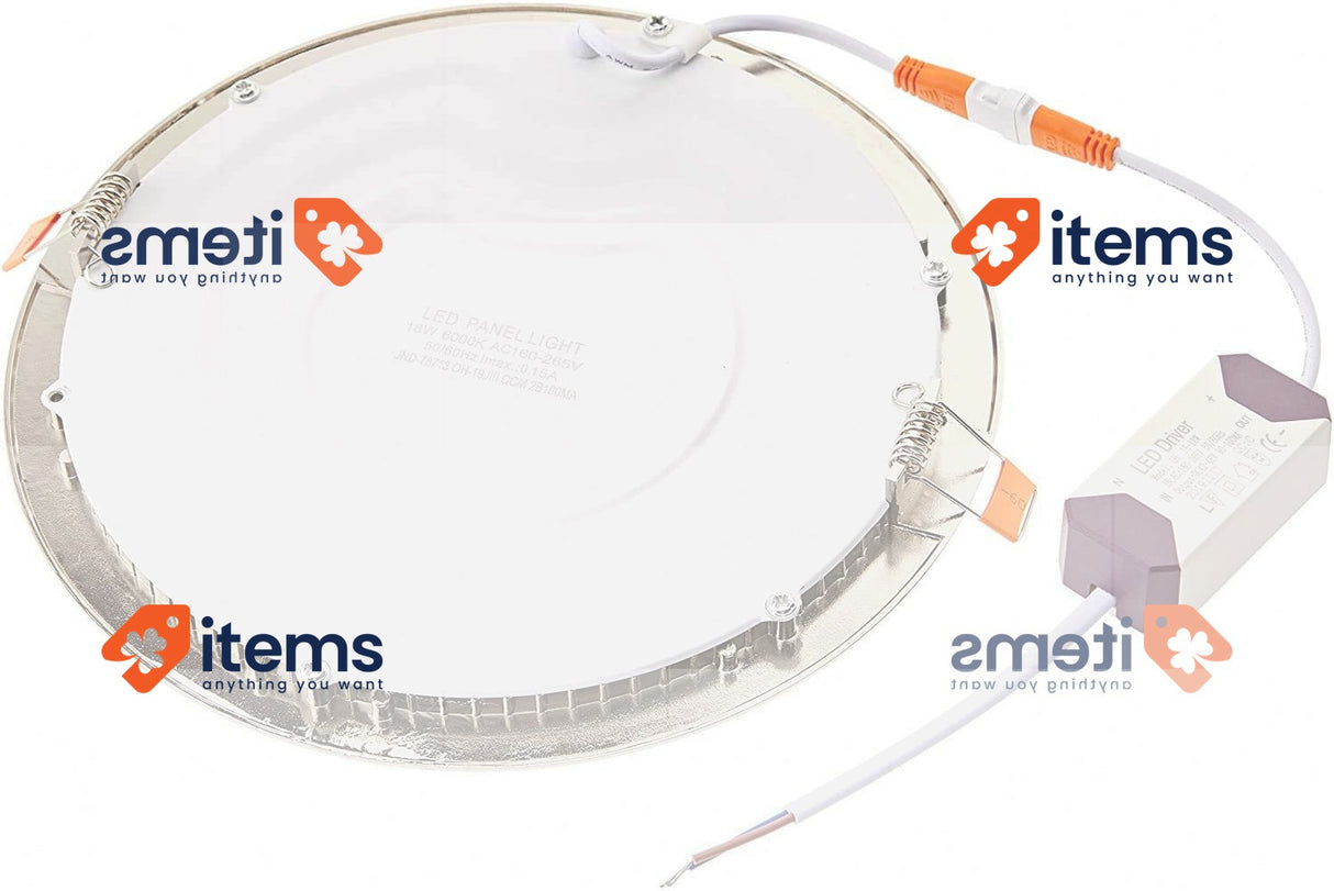 Jandei - 2x Downlight LED 18W Redondo, Empotrable Plano, White Neutro 4200K