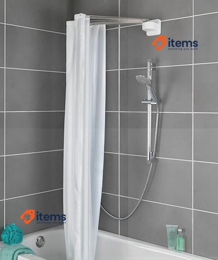 Wenko Folding Frame for Shower Tent with 12 Arms White WENKO Shower 72 cm Screen