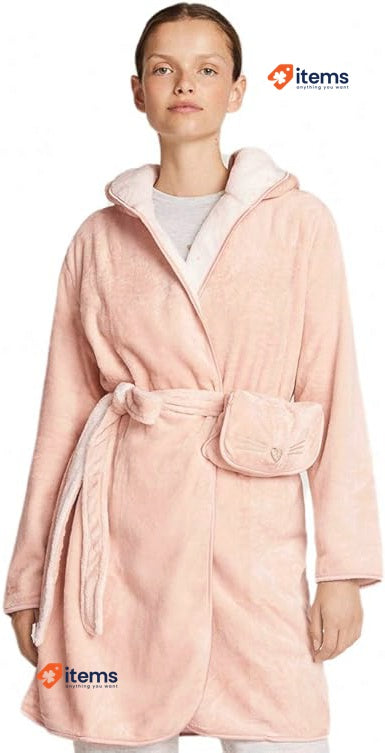 Comfortable Soft Ladies Robe Dark Blue Size Small Amazon Amazon Essentials Navy