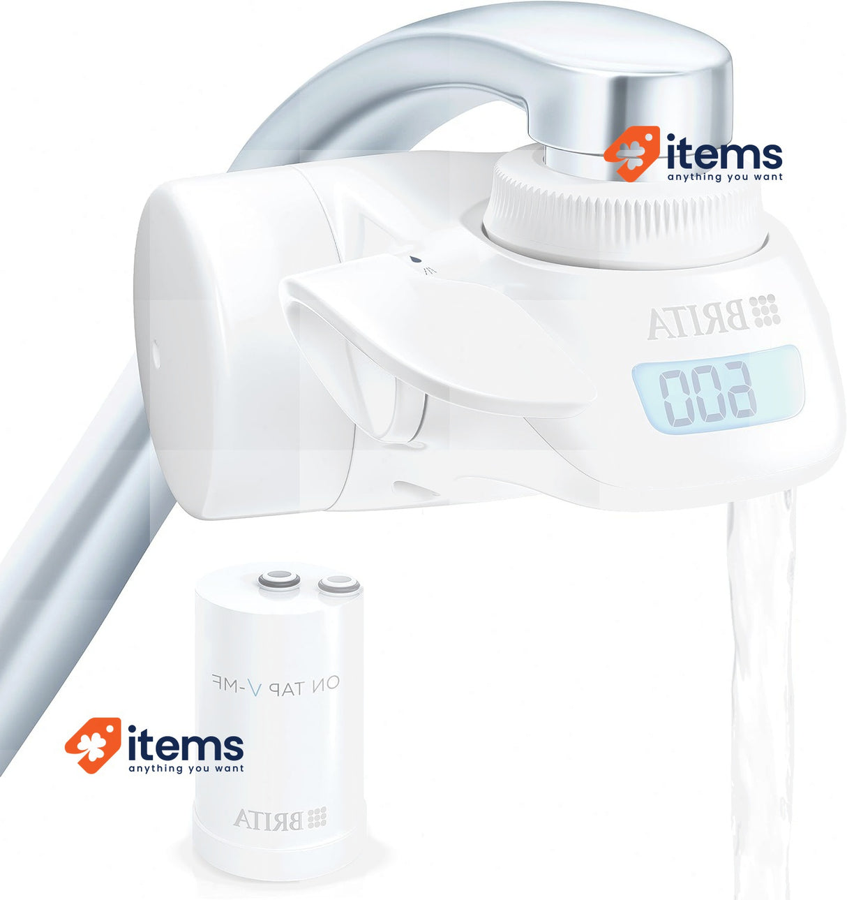 BRITA On Tap 600 Litres Water Filter, White