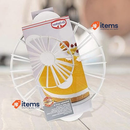 Dr. Oetker 1622 Plastic Cake Divider White for Baking Cakes and Breads