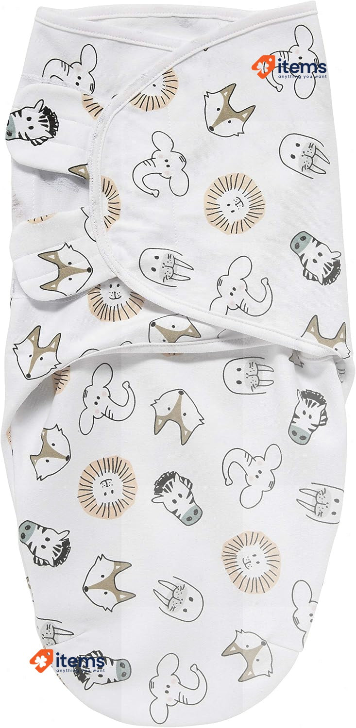 MEYCO Baby Animal/Uni Swaddle Sack 2-Pack, Newborn Essentials Babies 0-3 Months