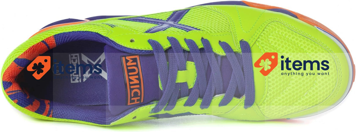 Munich Unisex Kid s One Sneaker, Bright Yellow, Size 1 UK (33EUR) Munich One