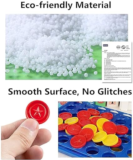 4 in a Row Game - 6 Spare Discs Included, Classic Board Game for Kids, Classic