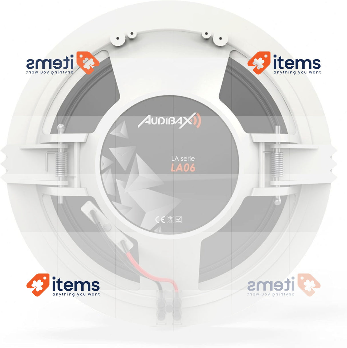 Audibax LA06 Recessed Ceiling Speaker 25 Watt White <p>HIGH SOUND QUALITY: This