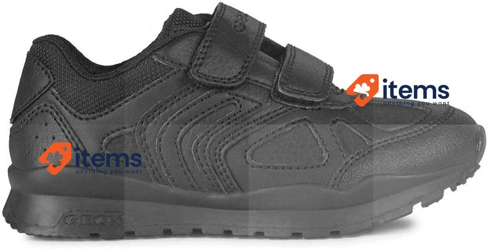 Geox Boy's J Pavel C Sneakers Black, Size 38 EU / 5 UK Boy's Trainers 1 33