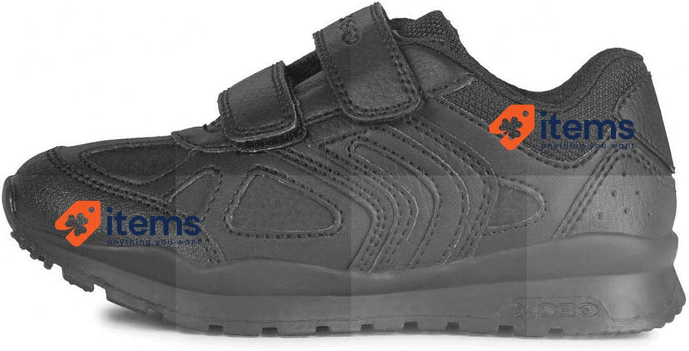 Geox Boy's J Pavel C Sneakers Black, Size 38 EU / 5 UK Boy's Trainers 1 33