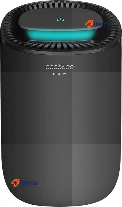 Cecotec Dehumidifier Bigdry 2000 Light Black. 300 Ml/Day, 0.6 Litre Ml/Day Tank