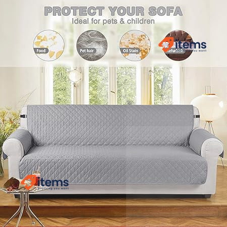 TAOCOCO Sofa Cover Waterproof Armchair Protector Slipcovers Grey Suitable Dogs