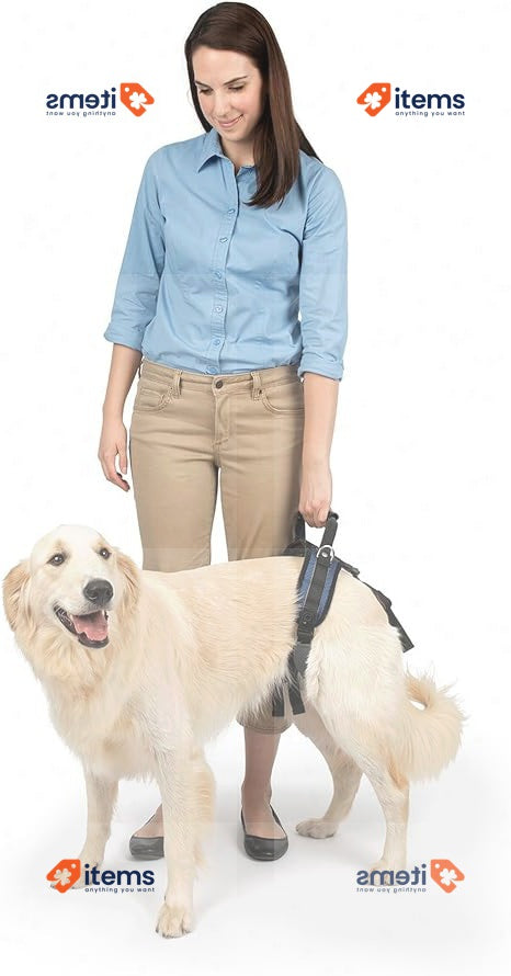 PetSafe Rear Support Harness - Lifting Aid with Handle Black Large Great Easy