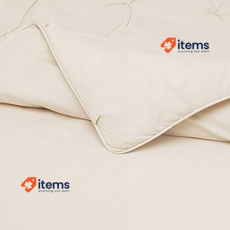 Amazon Basics 3 piece Down-Alternative Comforter Bedding Set 190 x 200 cm Beige
