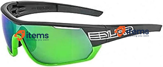 Salice Unisex Adult 016RWX Sunglasses Black - Green - Stylish Eye Protection