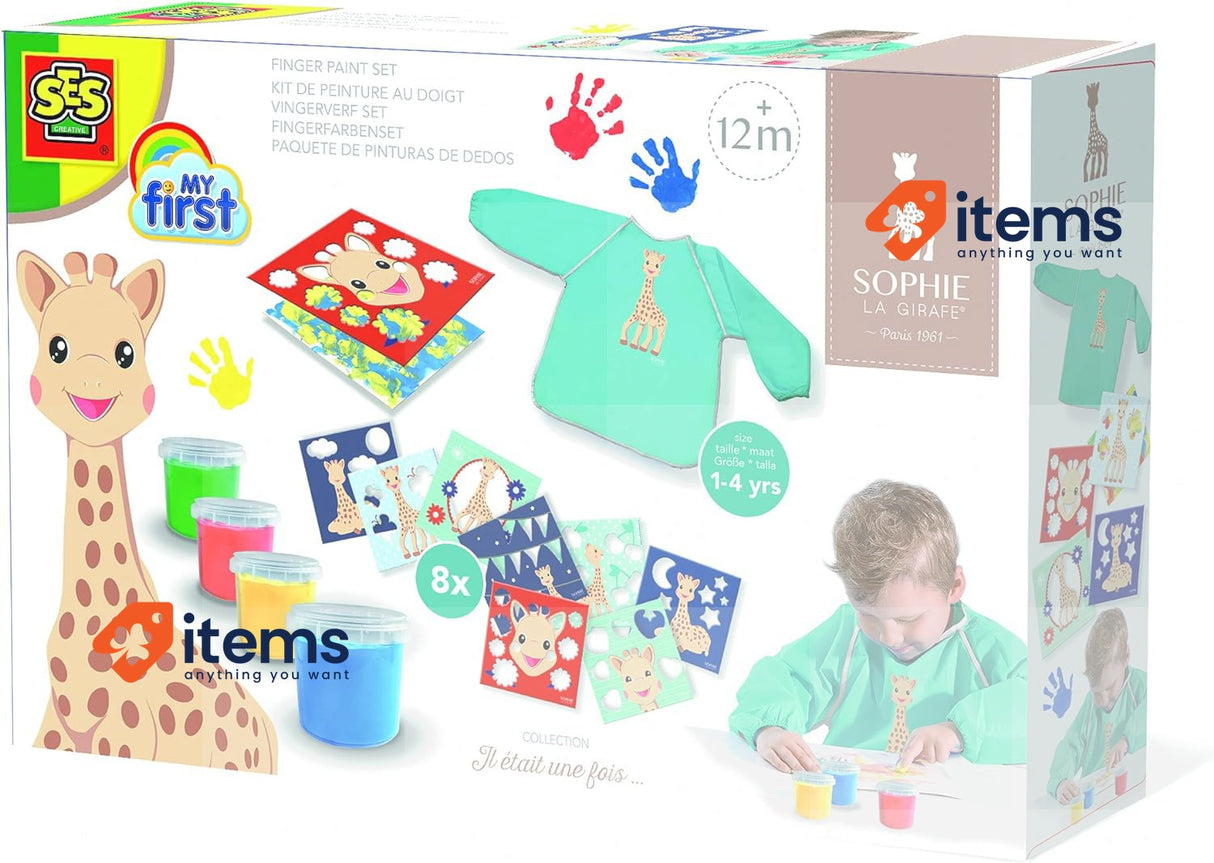 SES Creative 14494 Fingerpaint Set Sophie La Girafe Children S Crafts