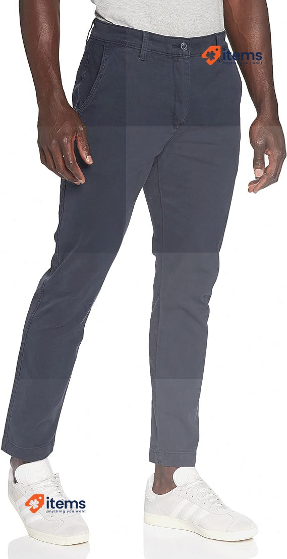 Levi's Men's XX Chino Slim II Trousers Baltic Navy Shady Gd Ccu B 31W / 34L