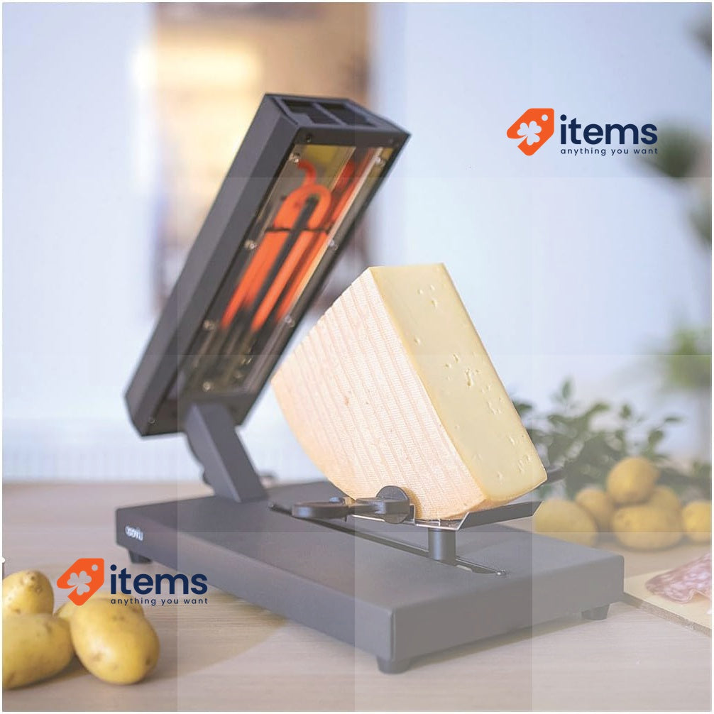 Livoo DOC231 Non Stick Coating Raclette, Plastic Black Raclettes Livoo - Machine