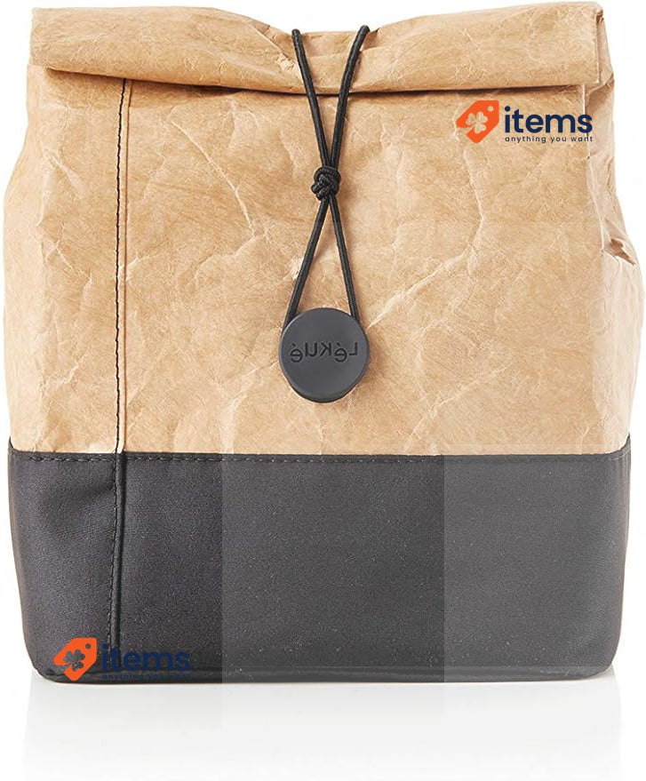 Lékué Lunchbag To Go Kraft, Brown, Large 0301072M07U150 <p>Resistant, flexible