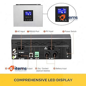 OldFe Solar Inverter Current 230V 50A Corriente 50A Converter Charger