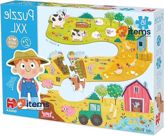 Goula 53176 Wooden Puzzle, Multi - Colour Progressive Multicolored Modern