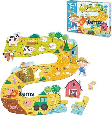 Goula 53176 Wooden Puzzle, Multi - Colour Progressive Multicolored Modern