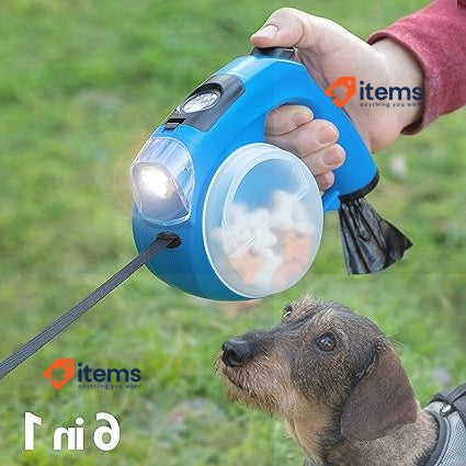 Innovagoods Strap Dog 6 In 1 Competition Extensible Up To 4 M Blue Retractable