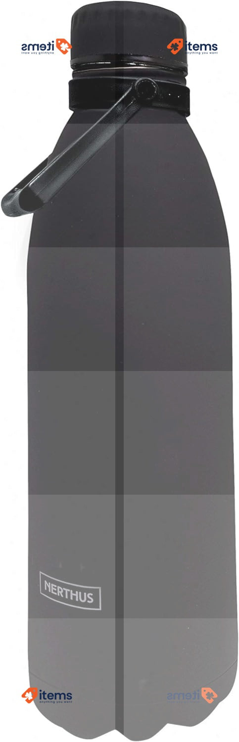 Nerthus FIH 622 Thermos Double Pared and Heats Black Design 1500 ml Bpa free